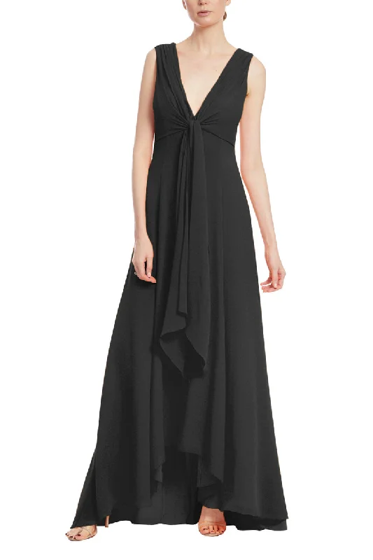 Badgley Mischka EG3556 A Line Formal High Low Maxi DressTightwad