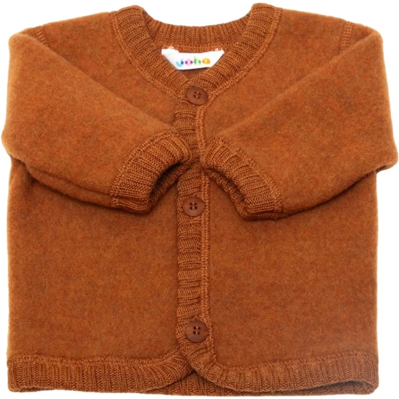 Joha Soft Wool Orange CardiganLayered cardigan