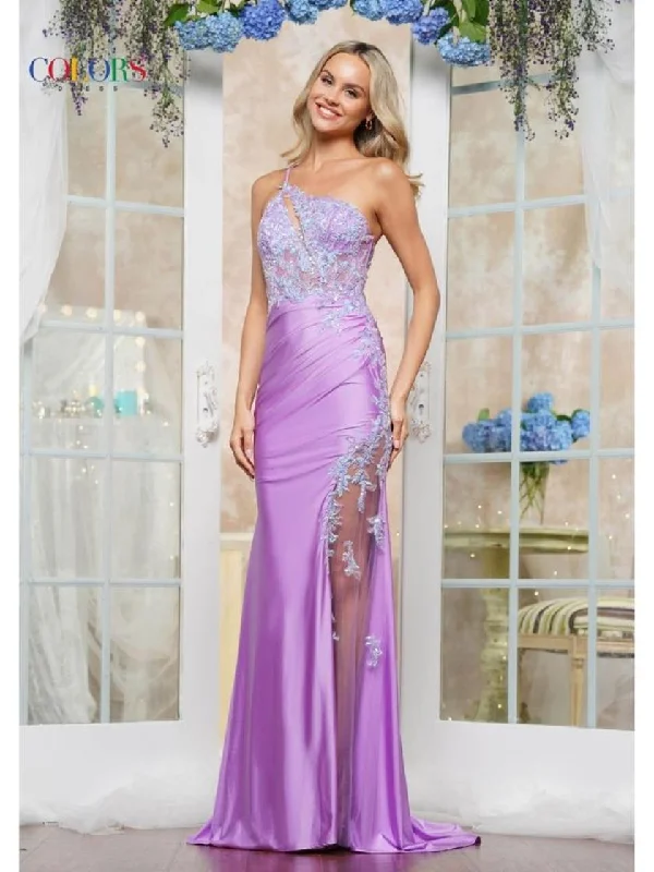 Colors 3513 Long Formal Fitted Evening Prom DressTightdress