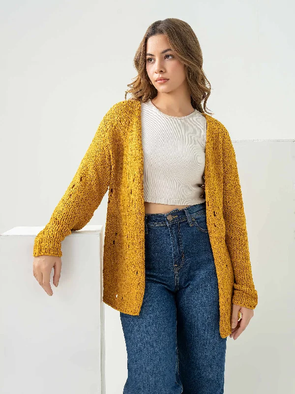 Chunky Knit CardiganBelted cardigan