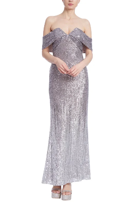 Badgley Mischka EG4003 Long Sequin Ombre Formal Prom DressTightgrip