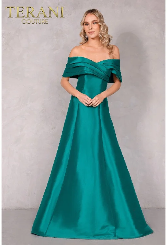 Terani Couture 2112M5404 Emerald 22 SaleTightleg