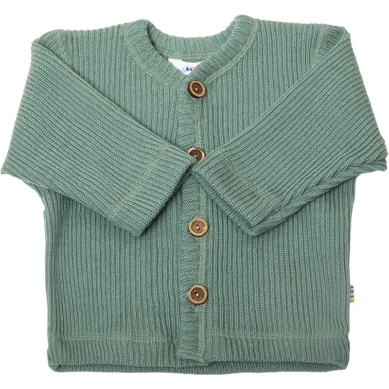 Joha Wool Green CardiganOpen-front cardigan