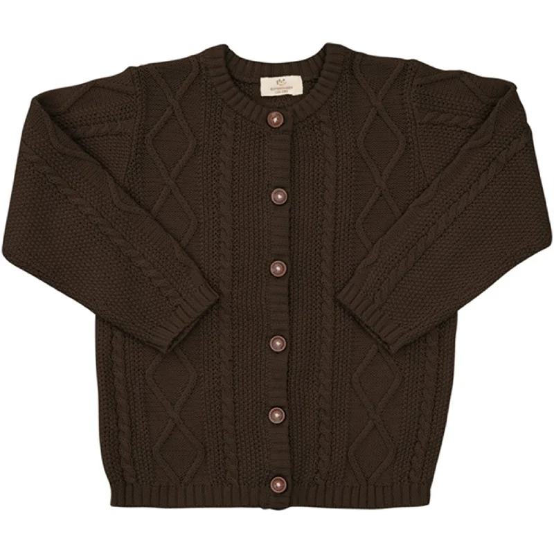 Copenhagen Colors Dark Brown Knitted CardiganBridal cardigan