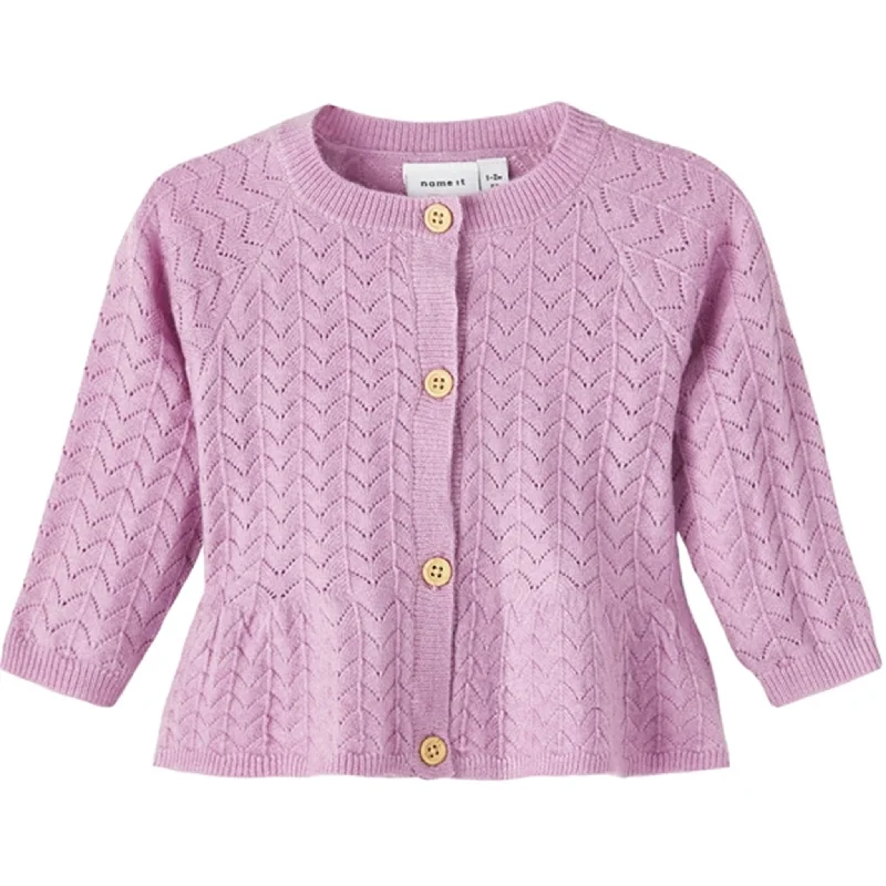 Name it Lavender Mist Remille Knit CardiganSleep cardigan