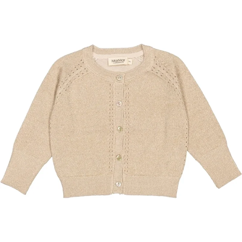 MarMar Gold Glitter Tillie B Knit CardiganCropped cardigan