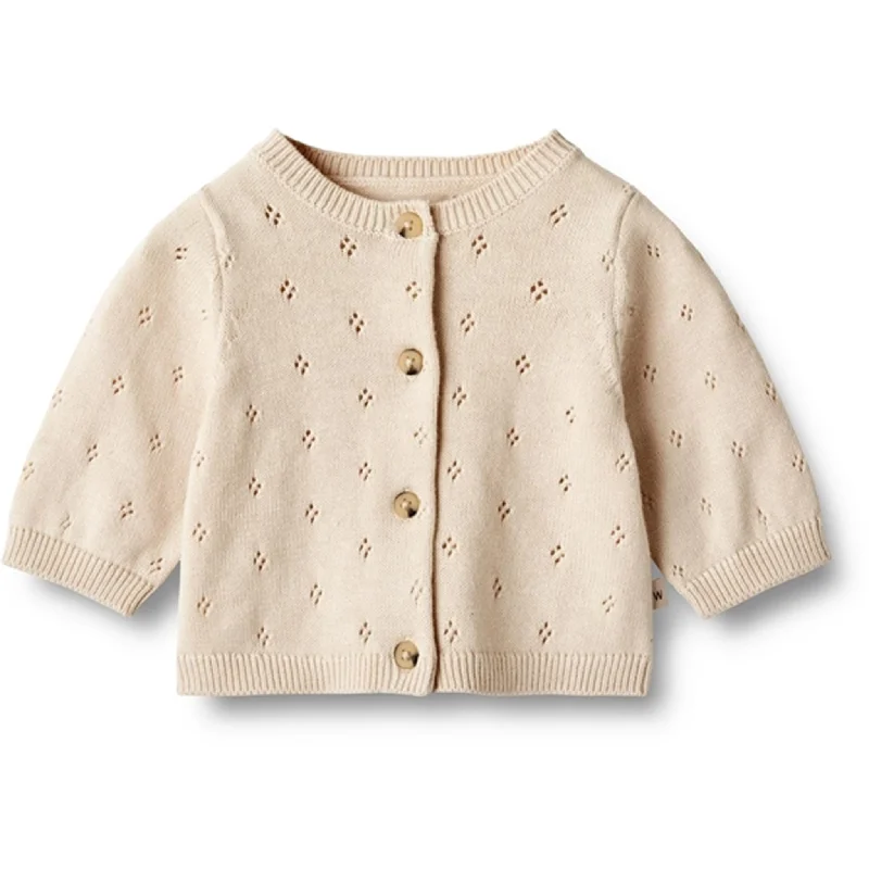 Wheat Sandshell Knit Cardigan MaiaConvertible cardigan