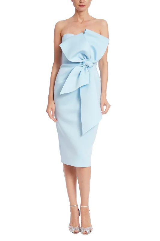 Badgley Mischka SC3842 Short Cocktail Midi Length DressTightstitch