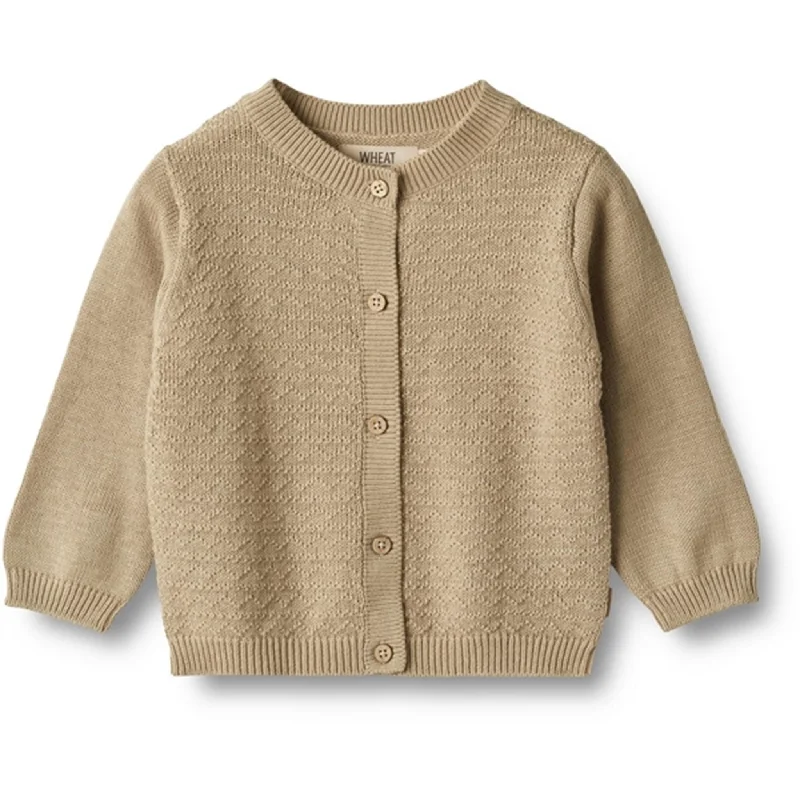 Wheat Grey Sand Knit Cardigan BjørnWedding cardigan