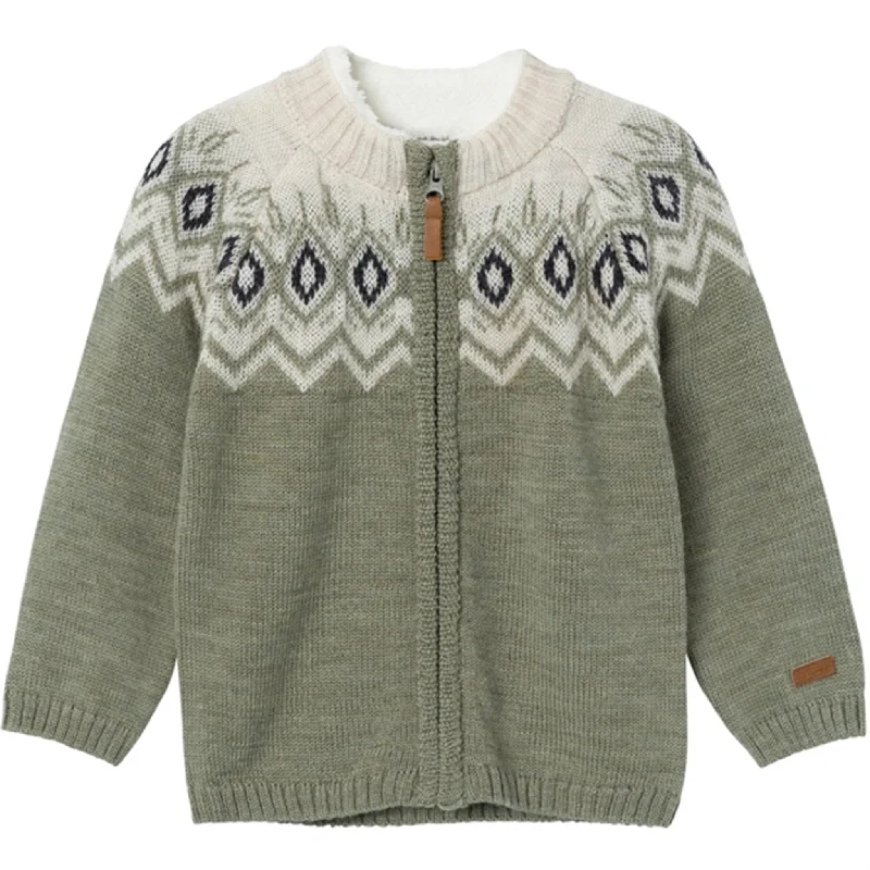 Name it Vetiver Wriss Wool Knit CardiganHandmade cardigan