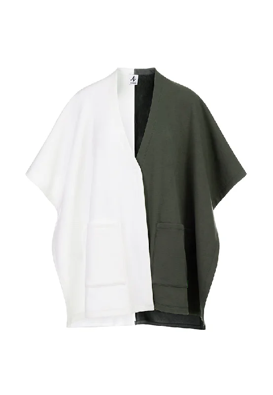 Everglade Easy-Fit Recycled Polyester and Organic Cotton 2-in-1 Shawl with Front PocketsStudded Jackets