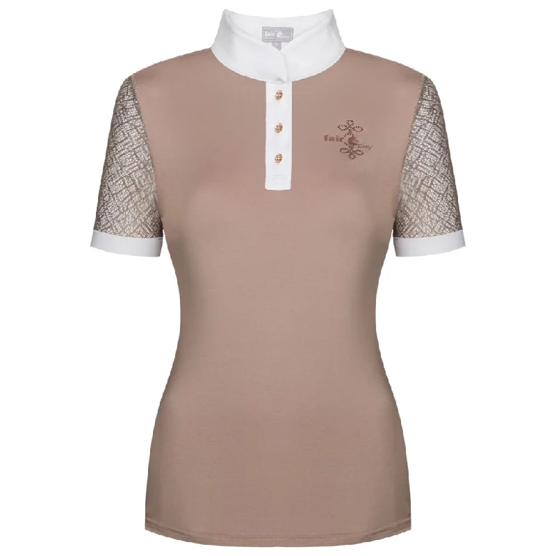 FairPlay Cecile Short Sleeve Shirt TAUPE ROSE GOLDPocketed Jackets