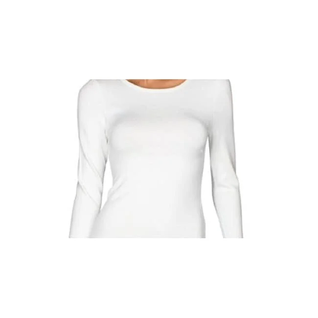 Guess Women's By Marciano Paula Cut-Out Long Sleeve Sweater White Size SmallPerformance Knit Tops