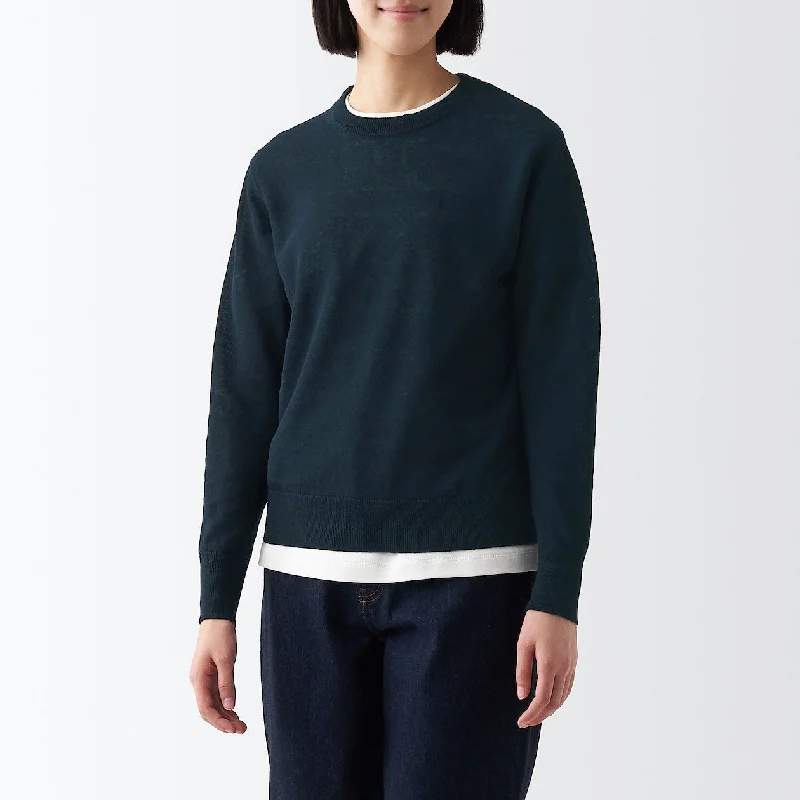 Hemp Crew Neck SweaterArtist Knit Tops