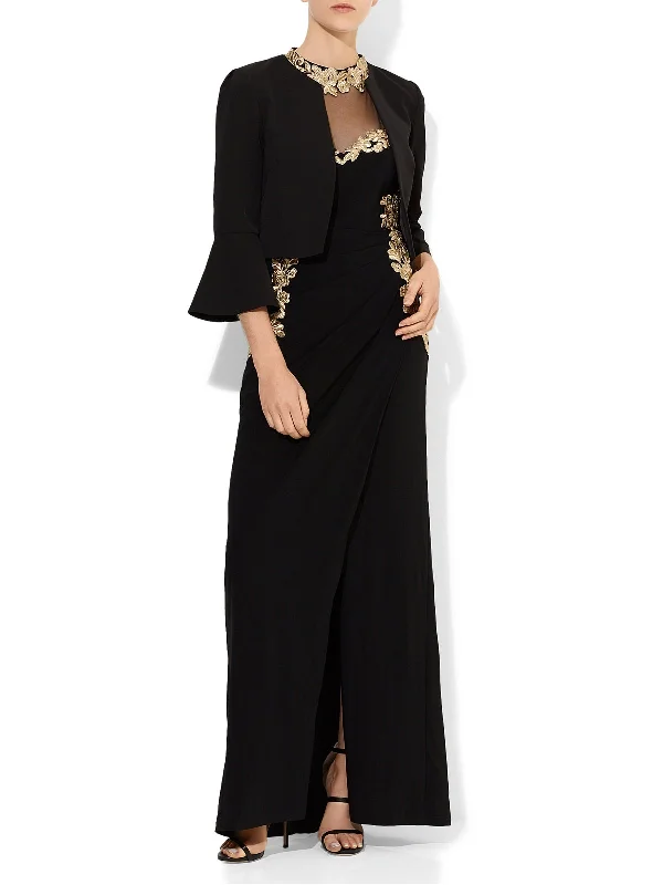 Kendall Bell Sleeve Bolero BlackHemp Jackets