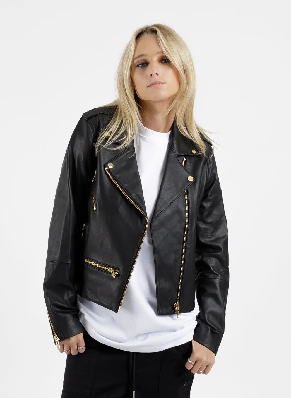 Leather Jacket - GoldCorduroy Jackets