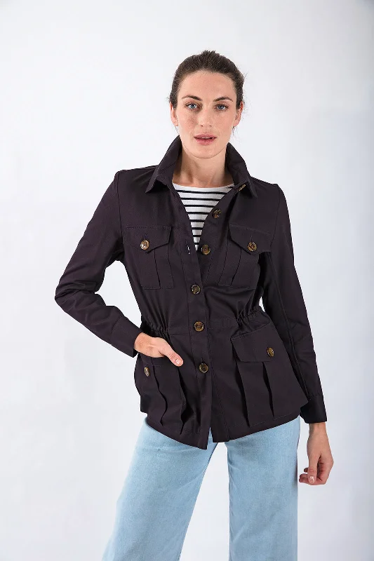 Tracker Jacket in NavyCropped Jackets