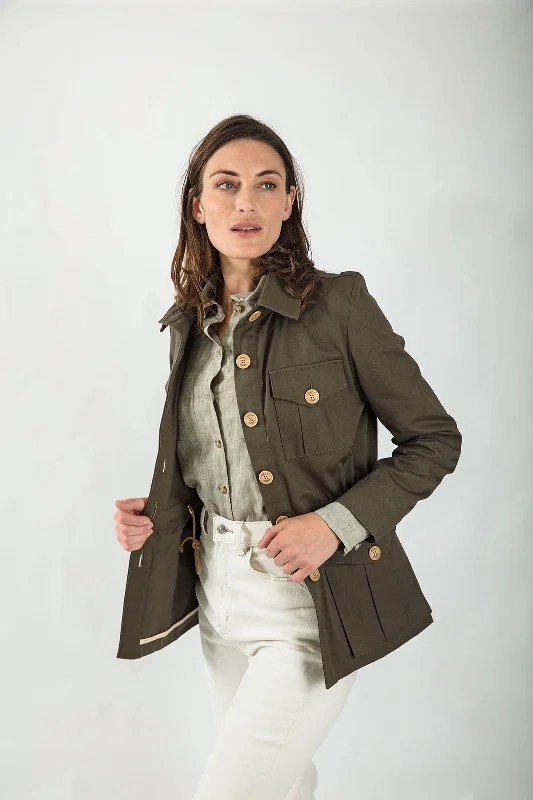 Tracker Jacket in OliveHemp Jackets