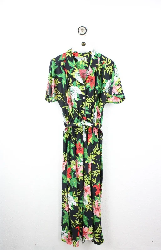 Vintage Jungle Dress (L)Branded Knit Tops