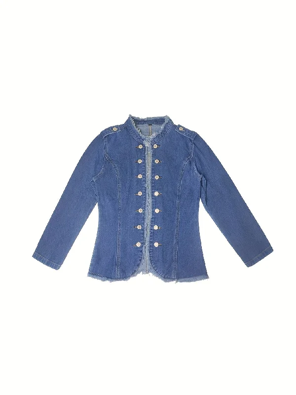 Denim beadsFall Denim Jacket