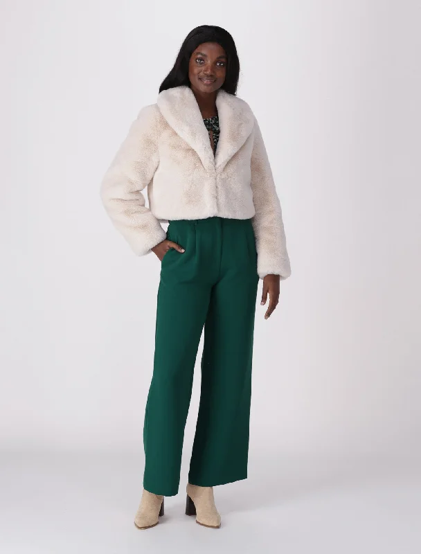 Amelia Cropped Fur CoatCroptopcommunity