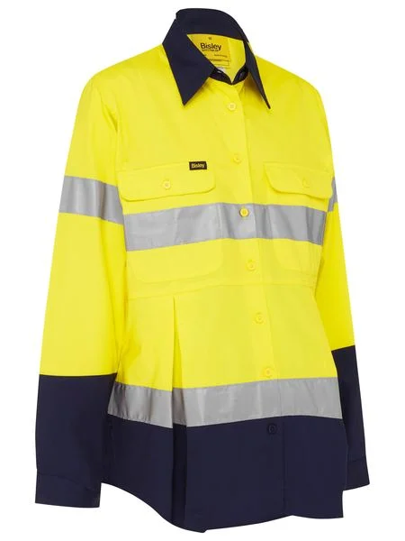 3M Taped Hi Vis Maternity Drill ShirtPrinted Shirts