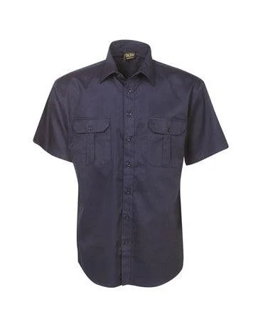 C04  Cotton Drill Work ShirtOversized Shirts