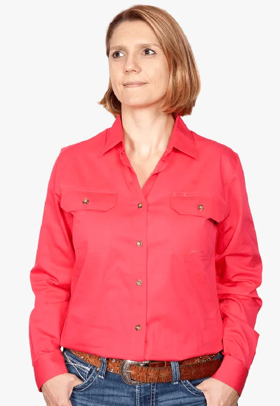 Just Country Womens Brooke Work Shirt JC50502Tunic Shirts