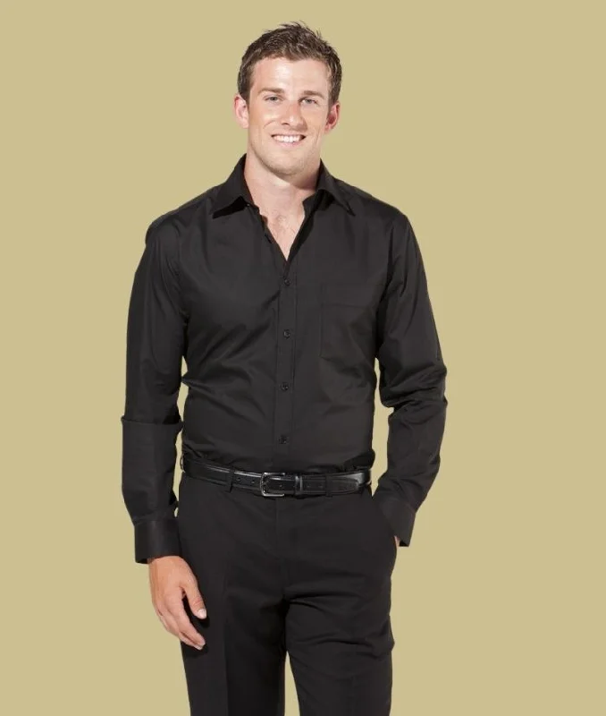 Mens Lichfield Jet Black ShirtWrap Shirts