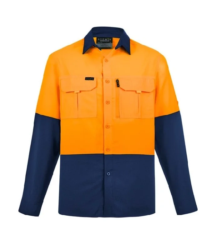 Orange/Navy