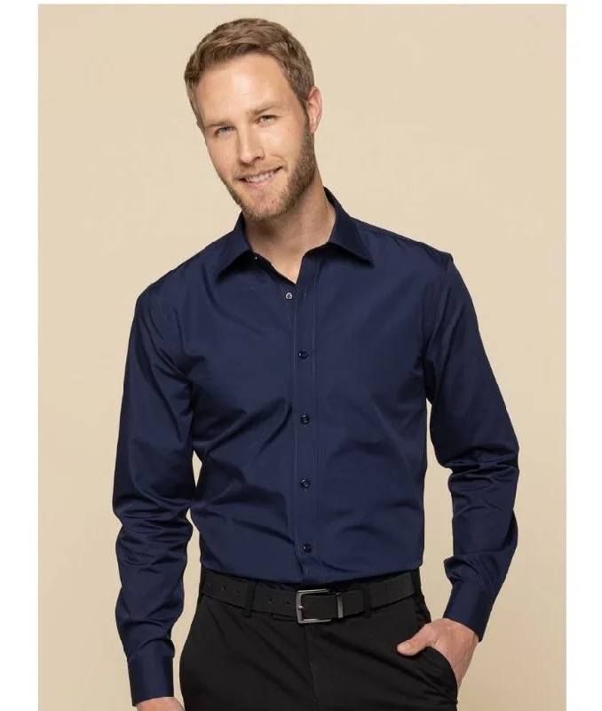 Nicholson Slim Fit, Mens Long Sleeve ShirtHooded Shirts