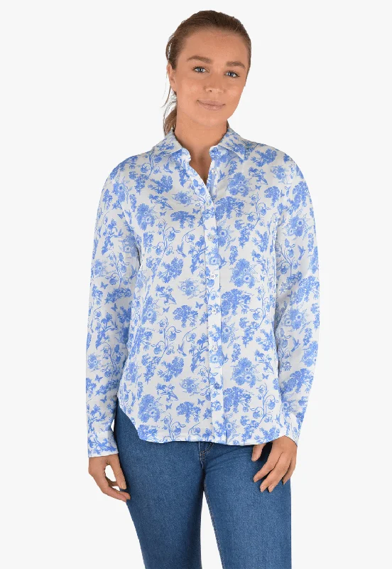 Thomas Cook Womens Bonnie Long Sleeve ShirtDress Shirts