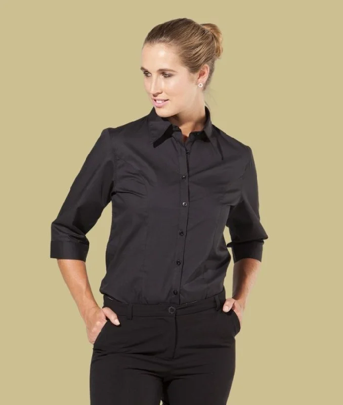 Womens Lichfield Jet Black ShirtPrinted Shirts