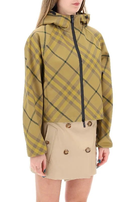 "cropped Burberry Check Jacket"Croptoplook