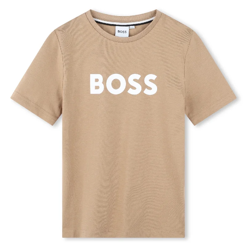 Light Brown Logo T-ShirtFringe Tee