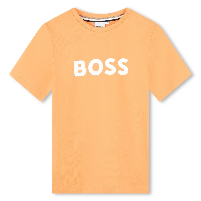 Orange Logo T-ShirtGlitter Tee