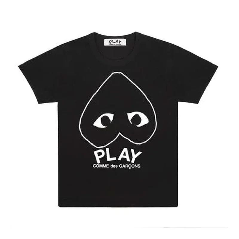 Black Play Inverted Heart Logo T-ShirtParty Tee