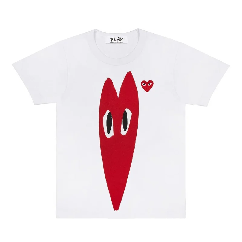 White Shrinked Heart T-ShirtBest-Selling Tee