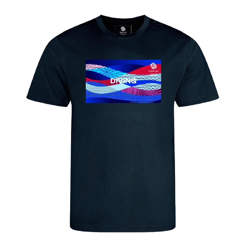 Team GB Diving Technical T-ShirtMoisture-Wicking Tee