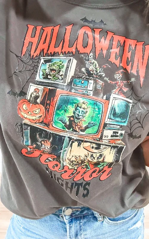 Halloween Horror Nights Garment Dyed Graphic T-shirt - FINAL SALEPatchwork Tee