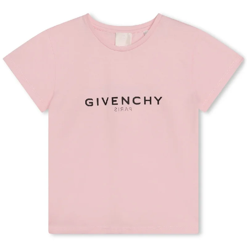 Pink Logo T-ShirtPleated Tee