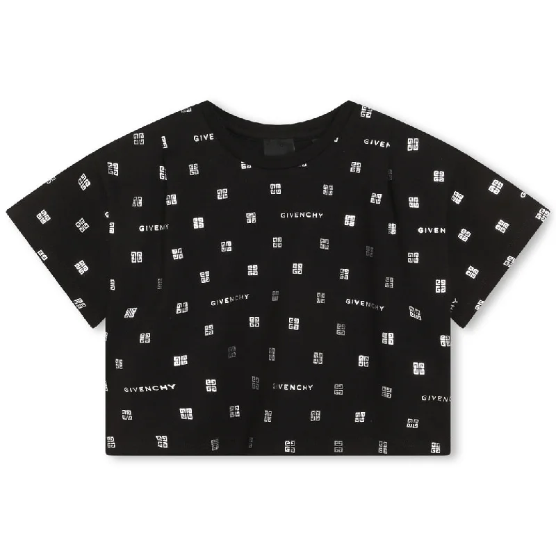 Black 4G Logo Print T-ShirtCotton Tee