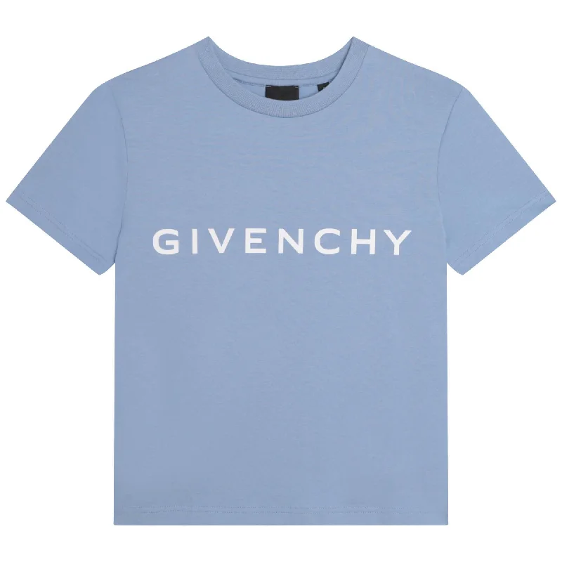 Pale Blue Logo T-ShirtSummer Tee