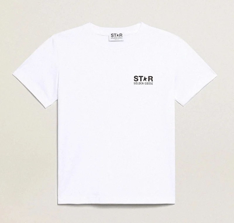 White Logo T-ShirtSolid Tee