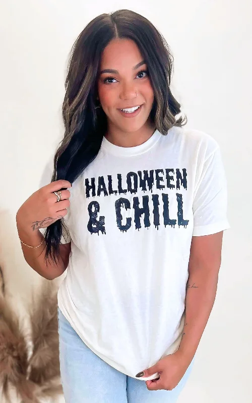 Halloween & Chill Graphic T-shirt - Final SaleEco-Friendly Tee