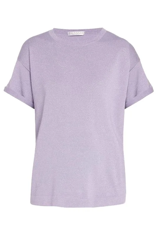 Lurex T-Shirt - Dusty LavenderIndependent Brand Tee