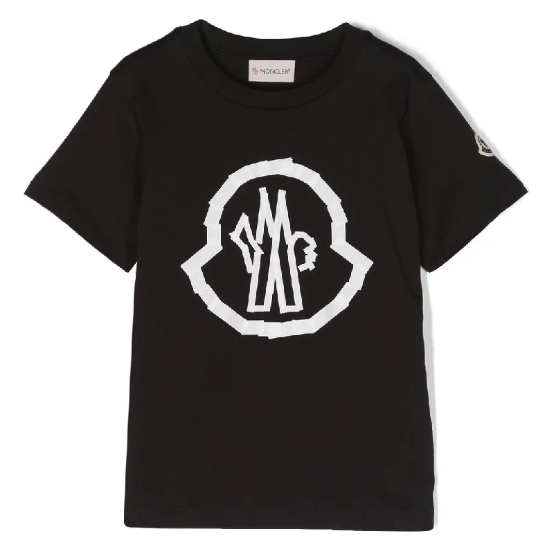 Black Logo T-ShirtLongline Tee