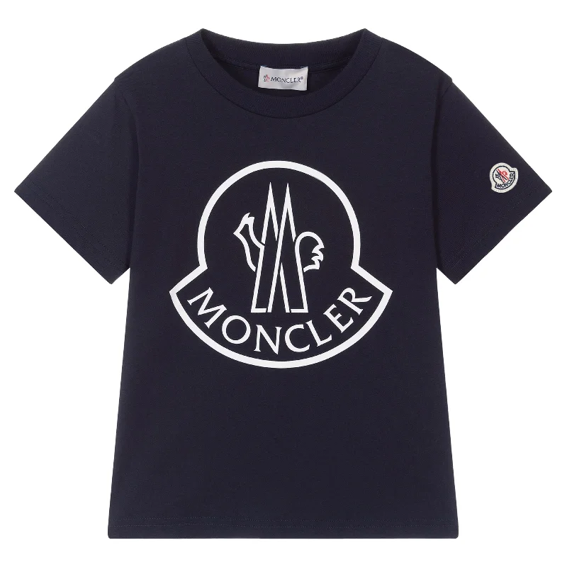 Navy Logo T-ShirtLuxury Tee