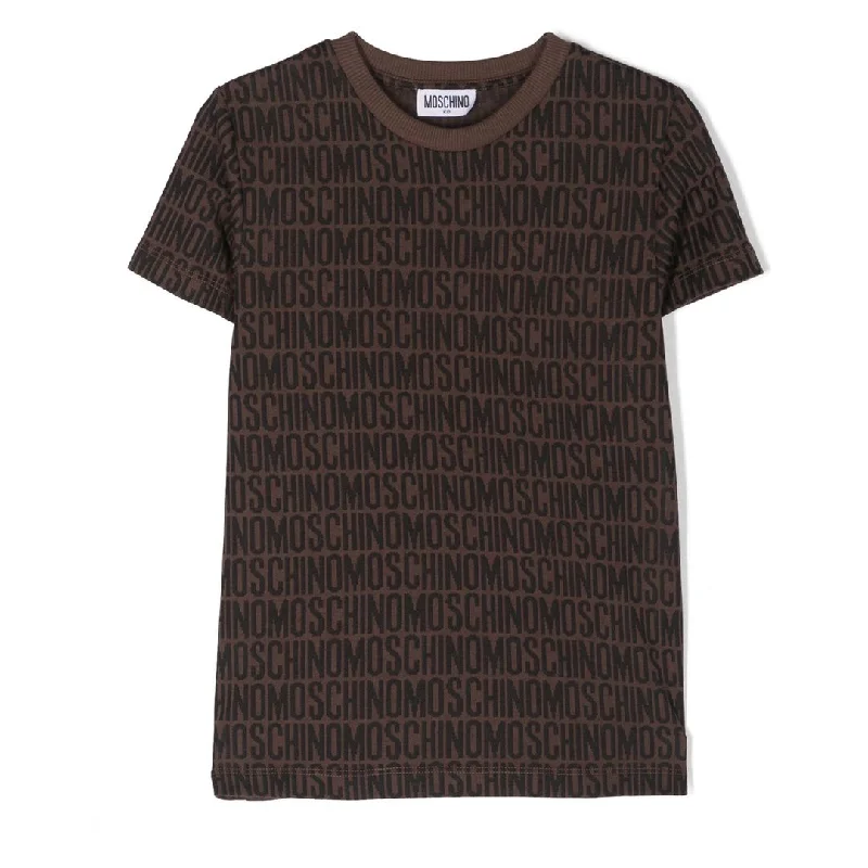 Brown All Over Logo T-ShirtTie-Dye Tee