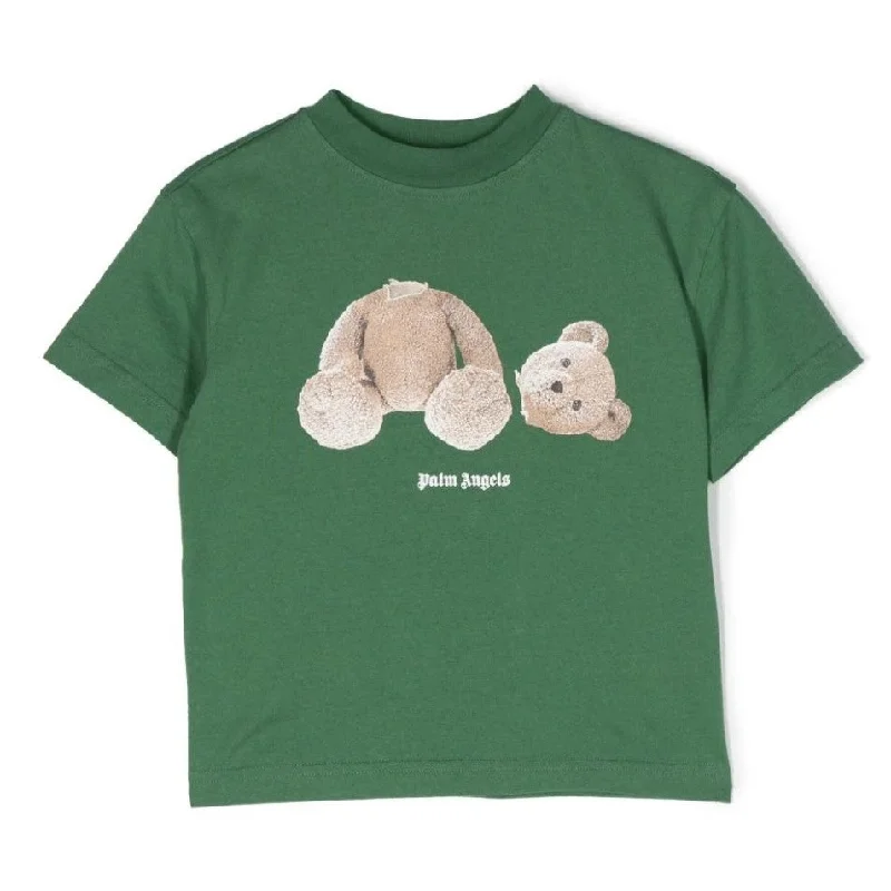 Green Teddy Bear Logo T-ShirtUV-Protection Tee